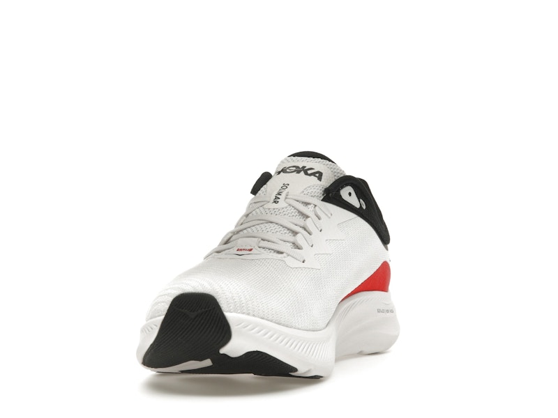 Hoka One One Solimar White Cosmic Grey Red