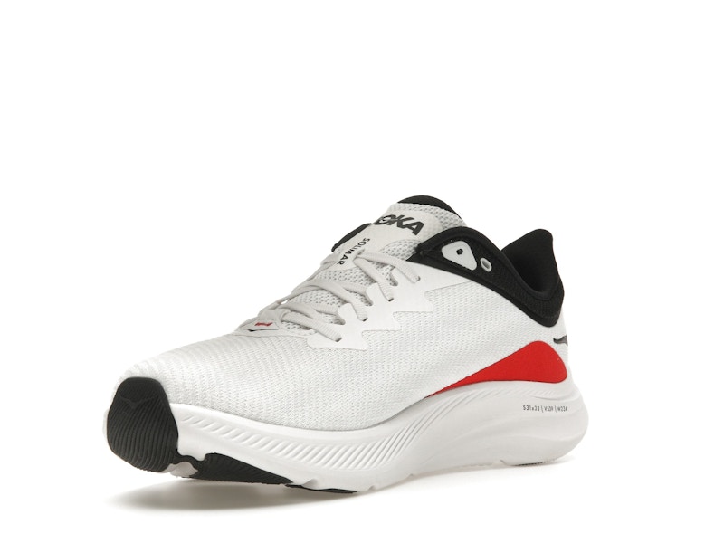 Hoka One One Solimar White Cosmic Grey Red