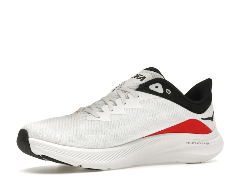 Hoka One One Solimar White Cosmic Grey Red