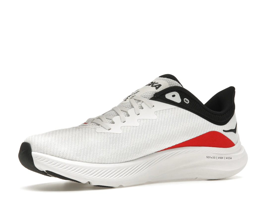 Hoka One One Solimar White Cosmic Grey Red