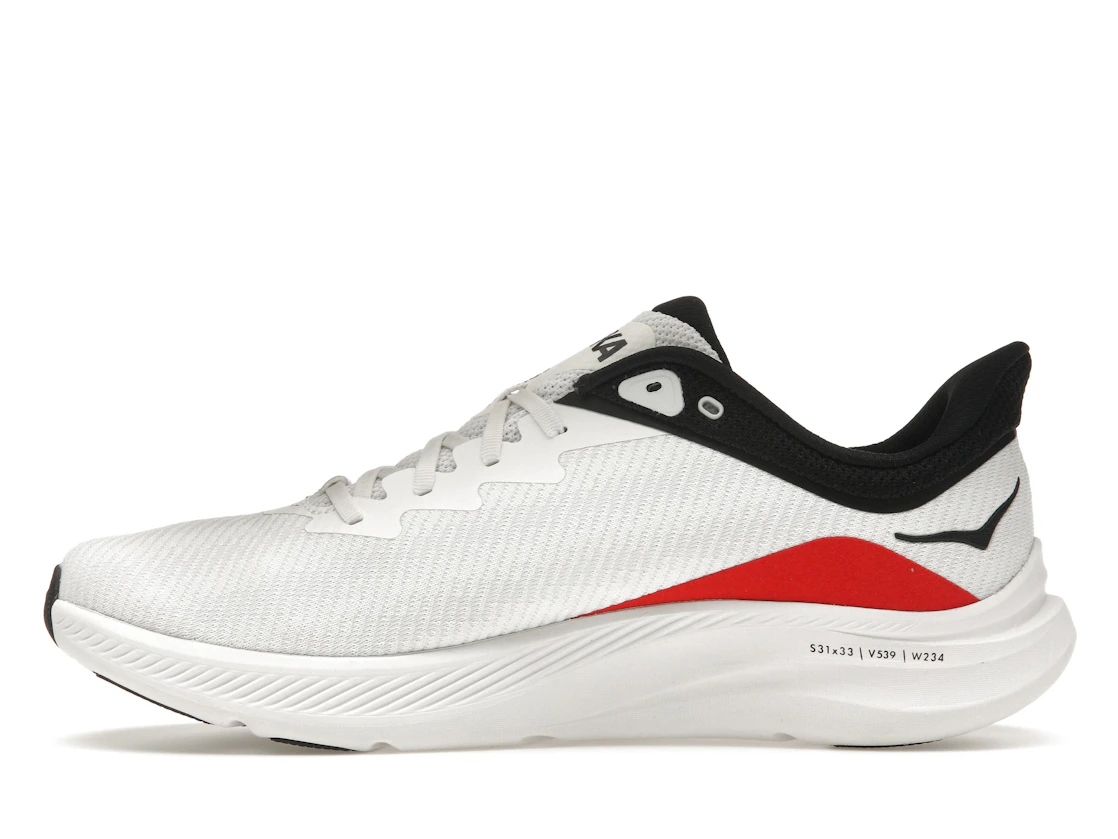 Hoka One One Solimar White Cosmic Grey Red