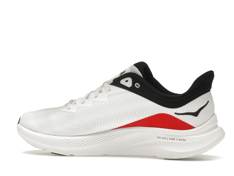 Hoka One One Solimar White Cosmic Grey Red