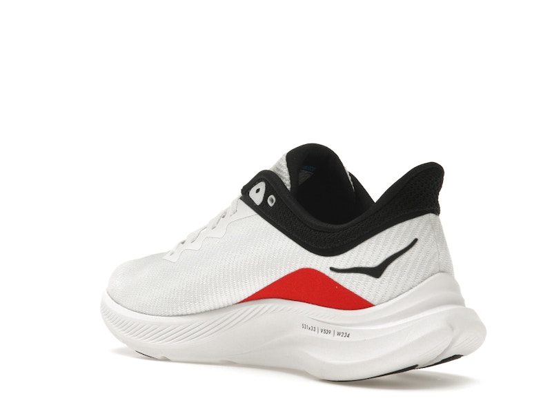 Hoka One One Solimar White Cosmic Grey Red