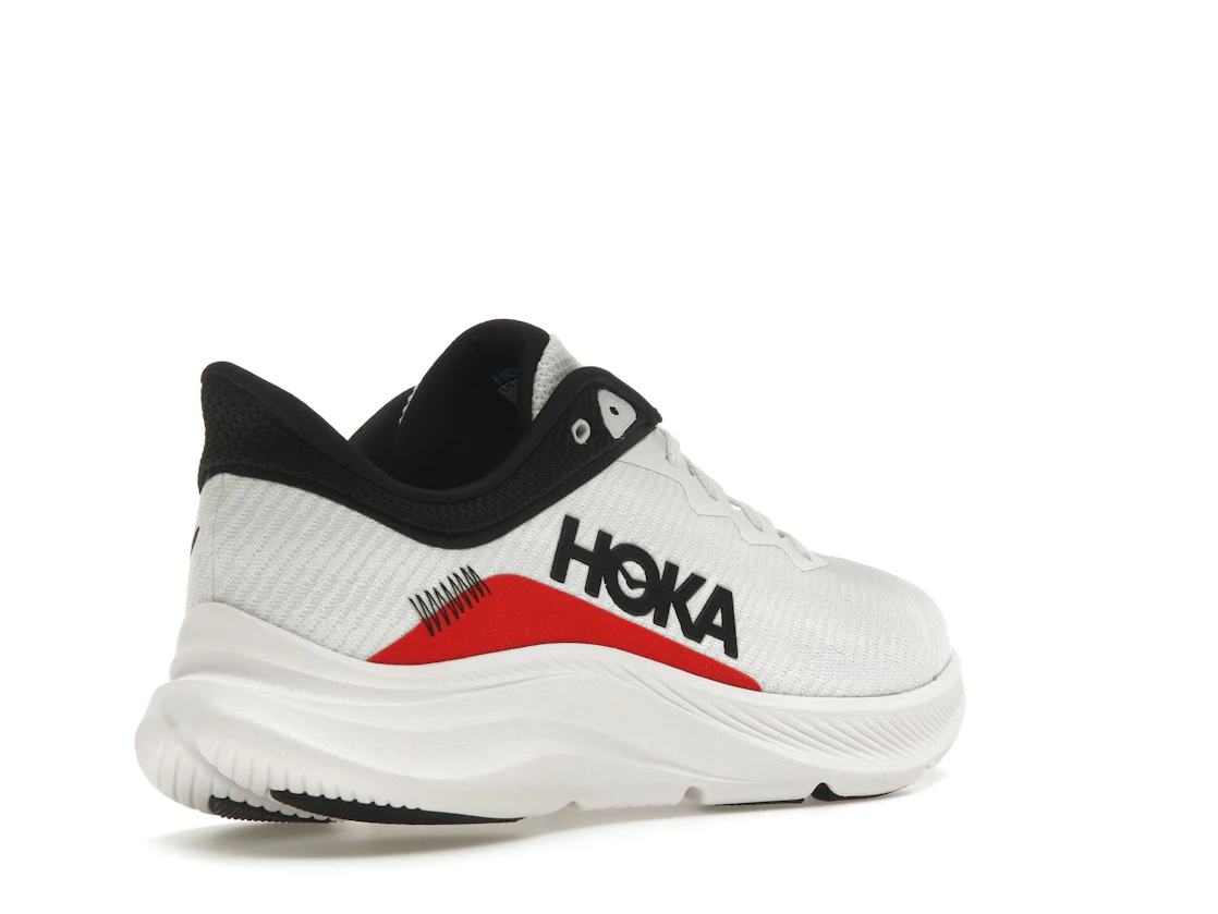 Hoka One One Solimar White Cosmic Grey Red