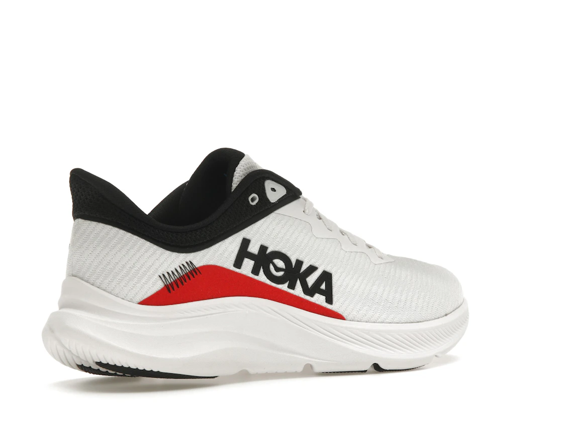 Hoka One One Solimar White Cosmic Grey Red