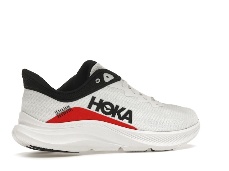 Hoka One One Solimar White Cosmic Grey Red