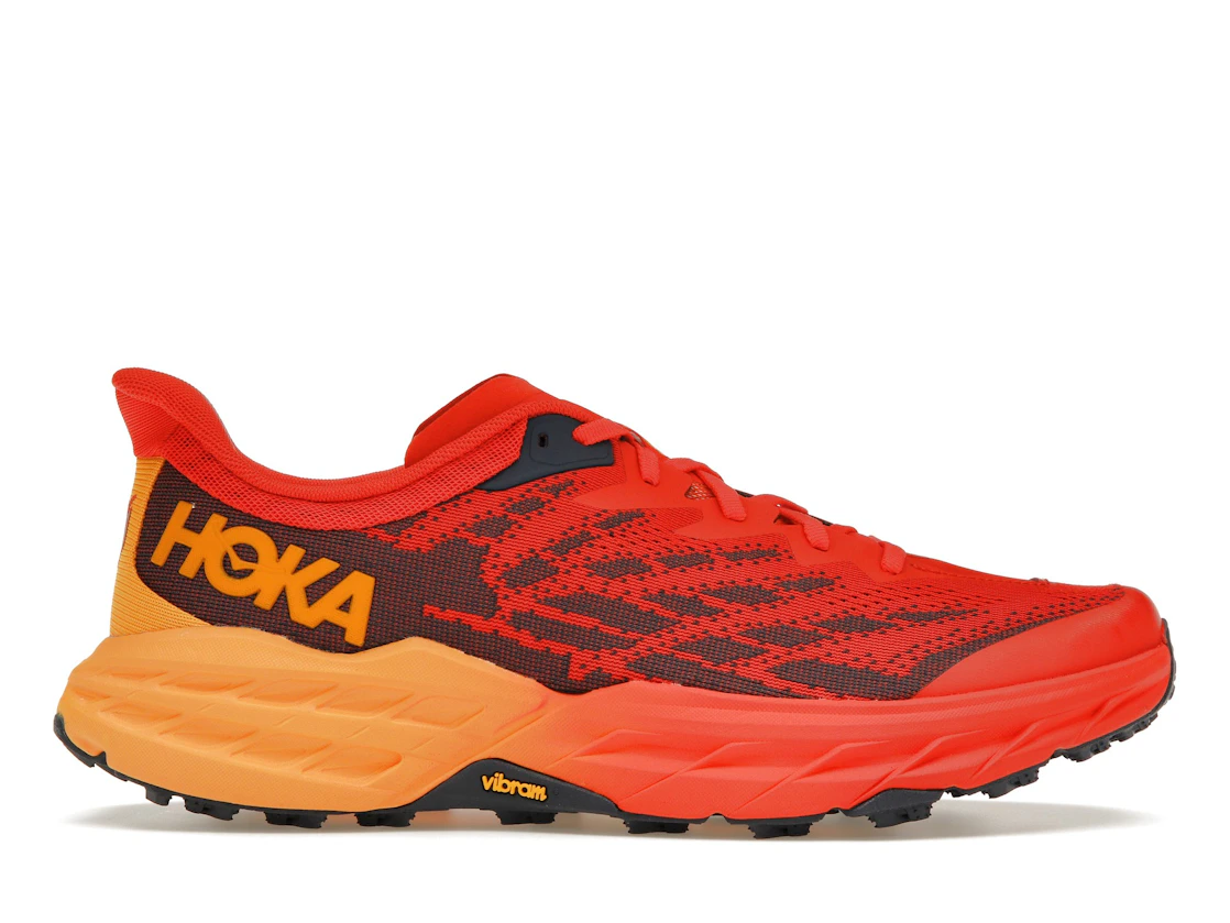 Hoka One One Speedgoat 5 Fiesta Red Radiant Yellow