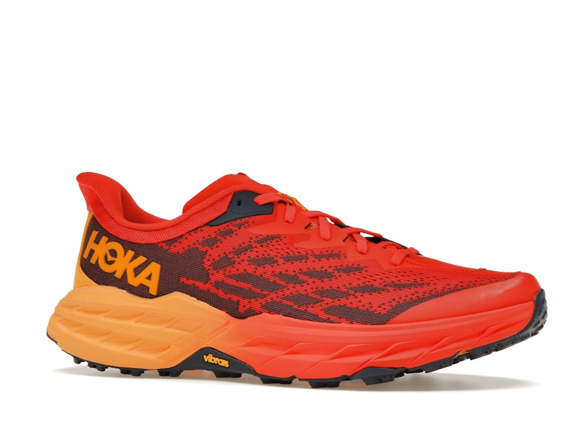 Hoka One One Speedgoat 5 Fiesta Red Radiant Yellow