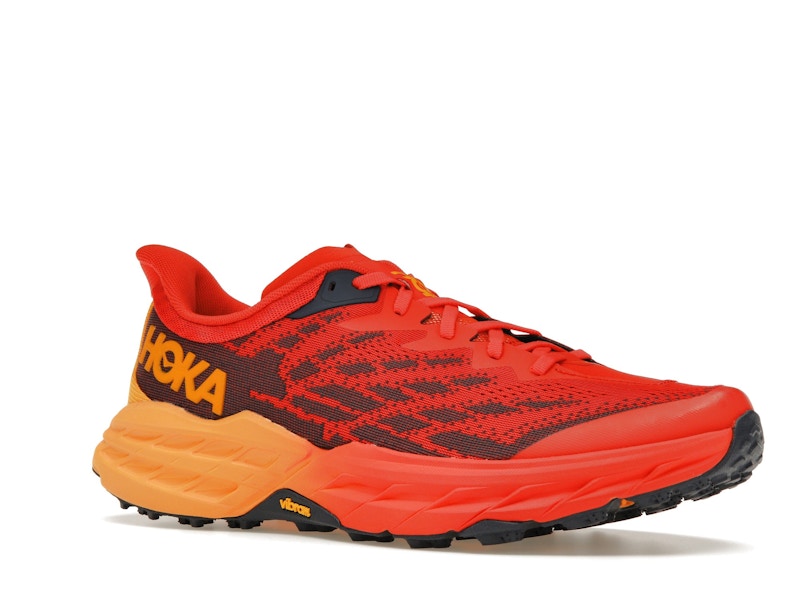 Hoka One One Speedgoat 5 Fiesta Red Radiant Yellow