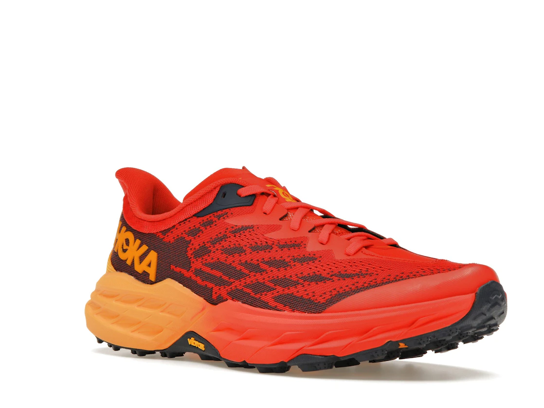 Hoka One One Speedgoat 5 Fiesta Red Radiant Yellow