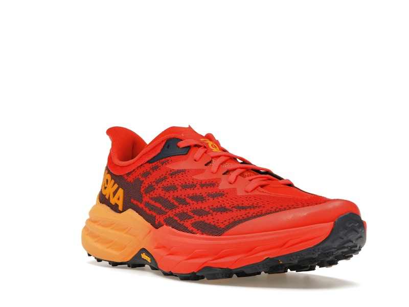 Hoka One One Speedgoat 5 Fiesta Red Radiant Yellow