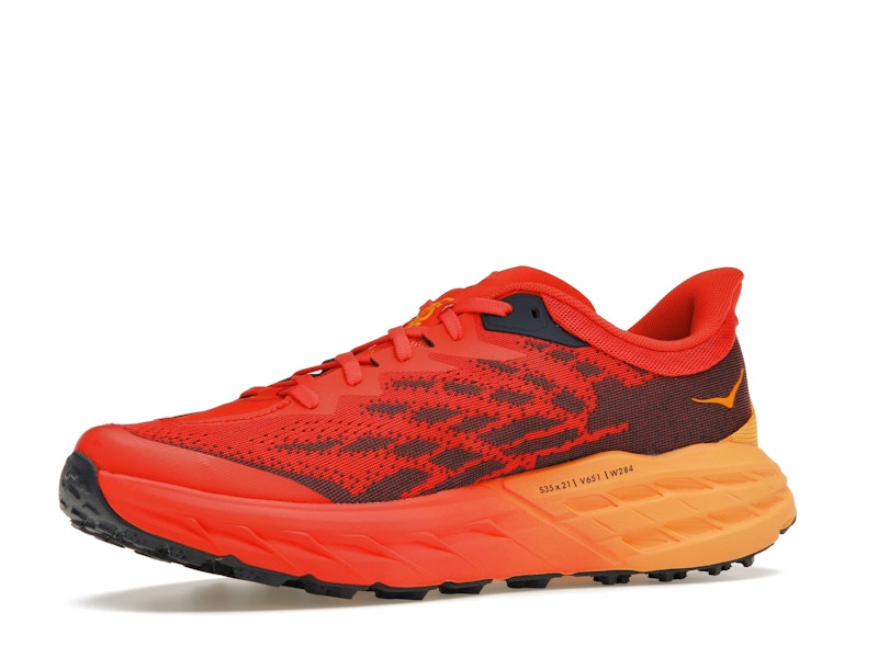 Hoka One One Speedgoat 5 Fiesta Red Radiant Yellow