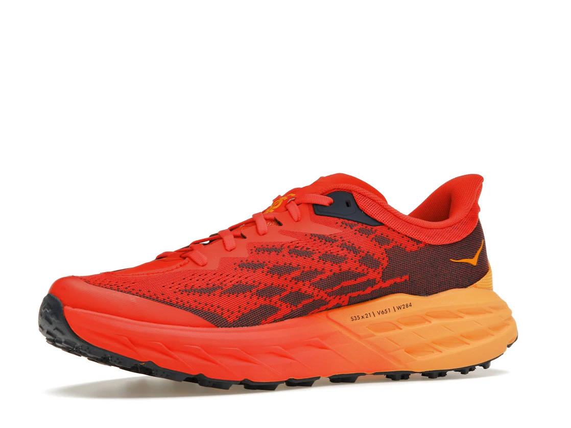 Hoka One One Speedgoat 5 Fiesta Red Radiant Yellow