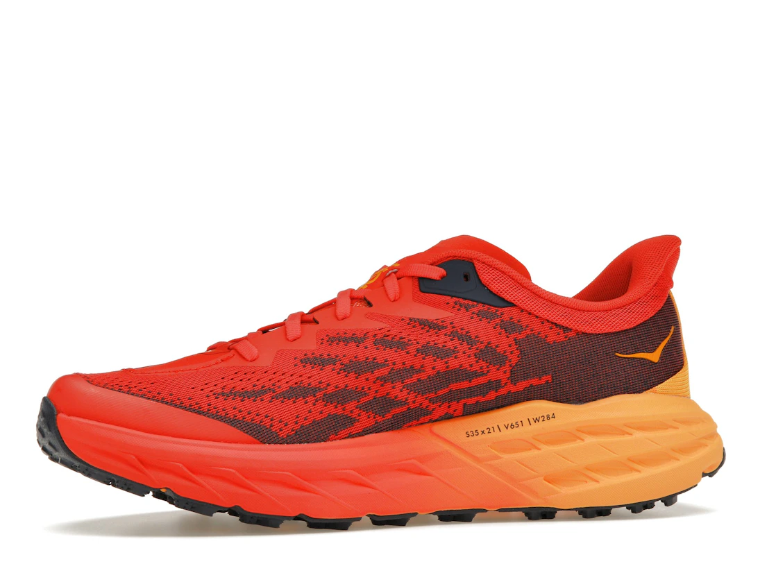 Hoka One One Speedgoat 5 Fiesta Red Radiant Yellow