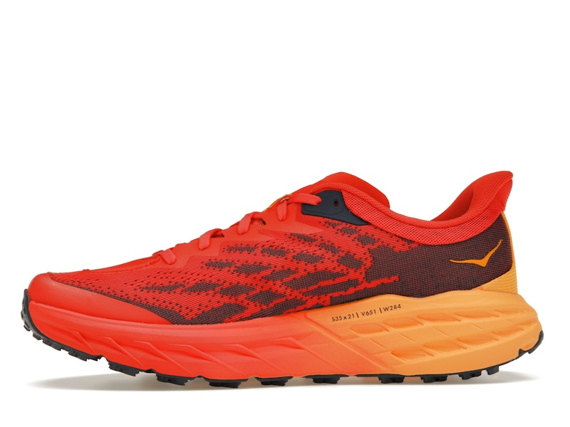 Hoka One One Speedgoat 5 Fiesta Red Radiant Yellow