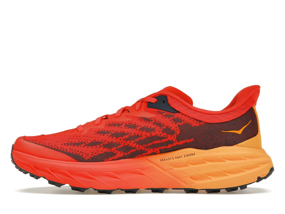 Hoka One One Speedgoat 5 Fiesta Red Radiant Yellow