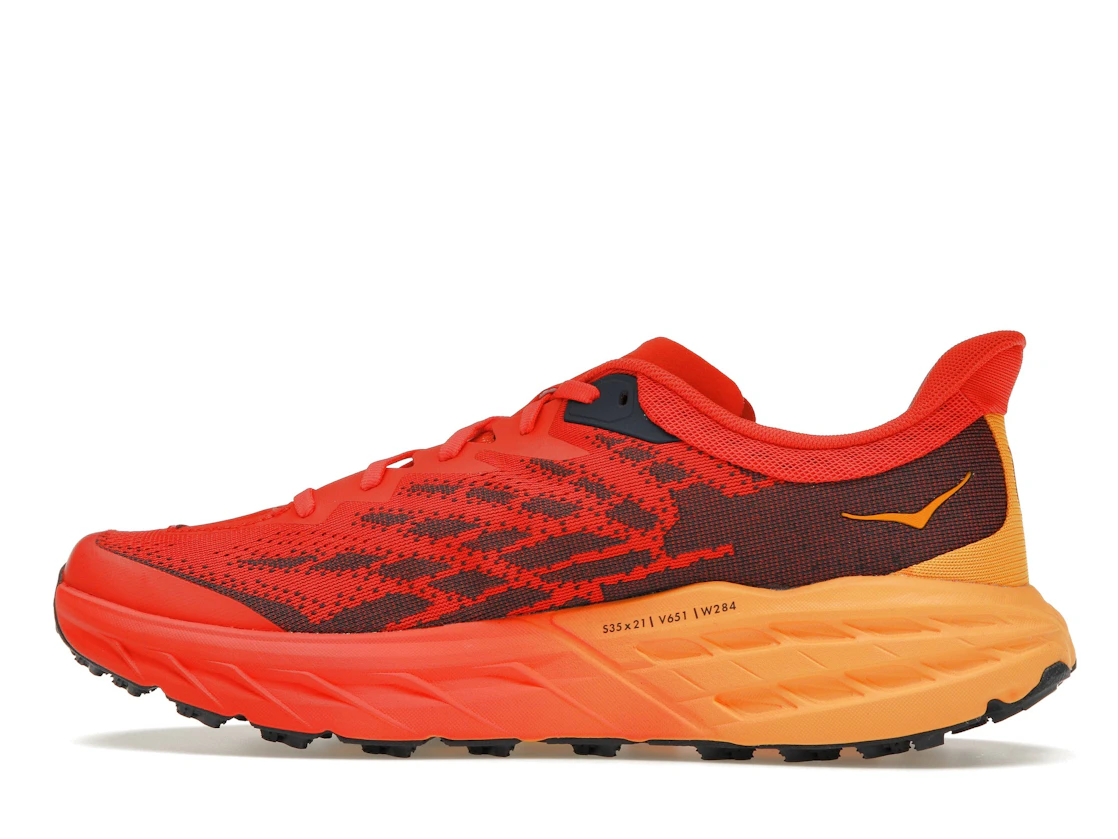 Hoka One One Speedgoat 5 Fiesta Red Radiant Yellow