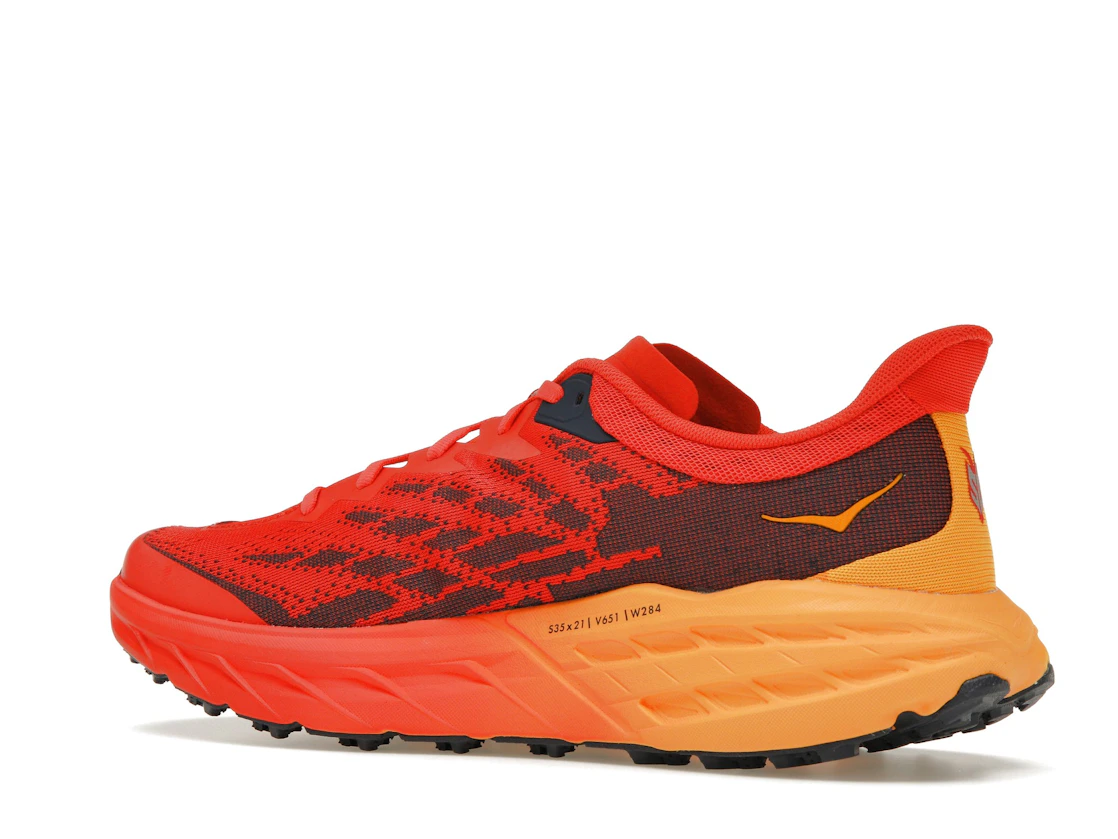 Hoka One One Speedgoat 5 Fiesta Red Radiant Yellow