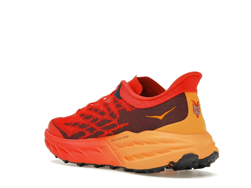 Hoka One One Speedgoat 5 Fiesta Red Radiant Yellow