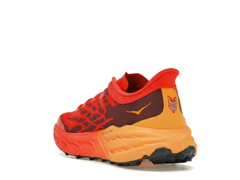 Hoka One One Speedgoat 5 Fiesta Red Radiant Yellow