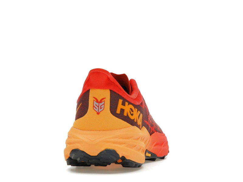 Hoka One One Speedgoat 5 Fiesta Red Radiant Yellow
