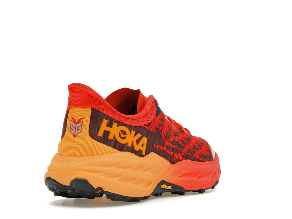 Hoka One One Speedgoat 5 Fiesta Red Radiant Yellow