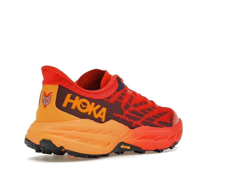 Hoka One One Speedgoat 5 Fiesta Red Radiant Yellow