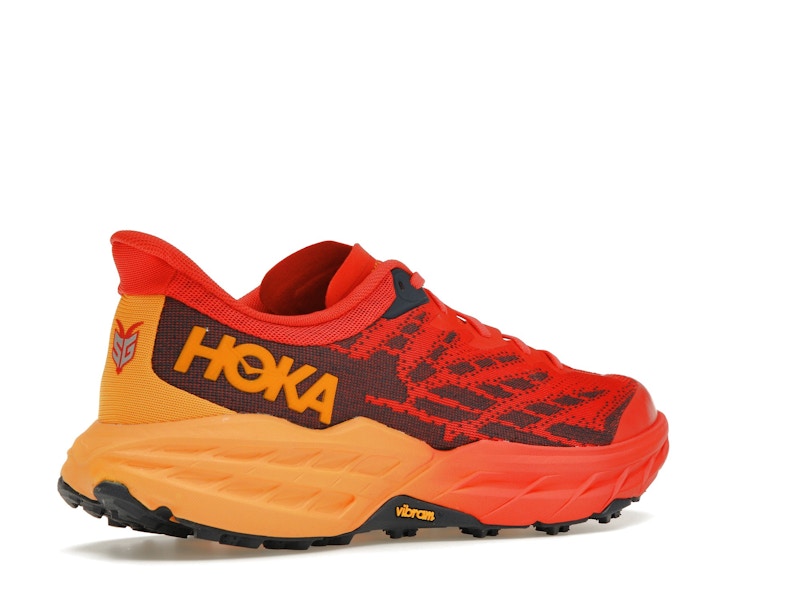 Hoka One One Speedgoat 5 Fiesta Red Radiant Yellow