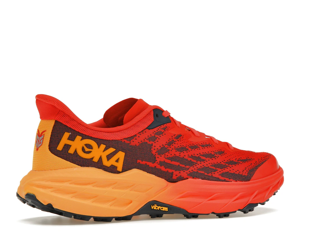 Hoka One One Speedgoat 5 Fiesta Red Radiant Yellow