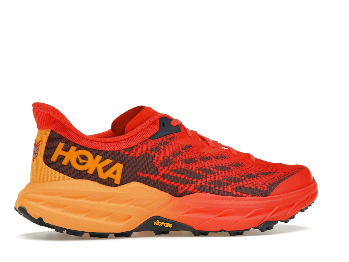 Hoka One One Speedgoat 5 Fiesta Red Radiant Yellow