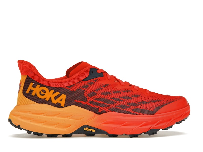 Hoka One One Speedgoat 5 Fiesta Red Radiant Yellow