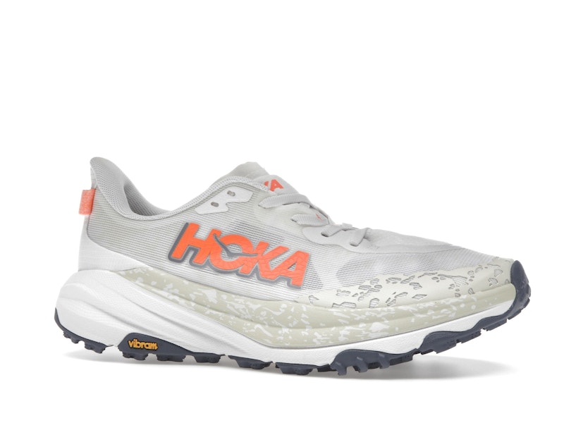 Hoka One One Speedgoat 6 White Neon Tangerine (Women's)