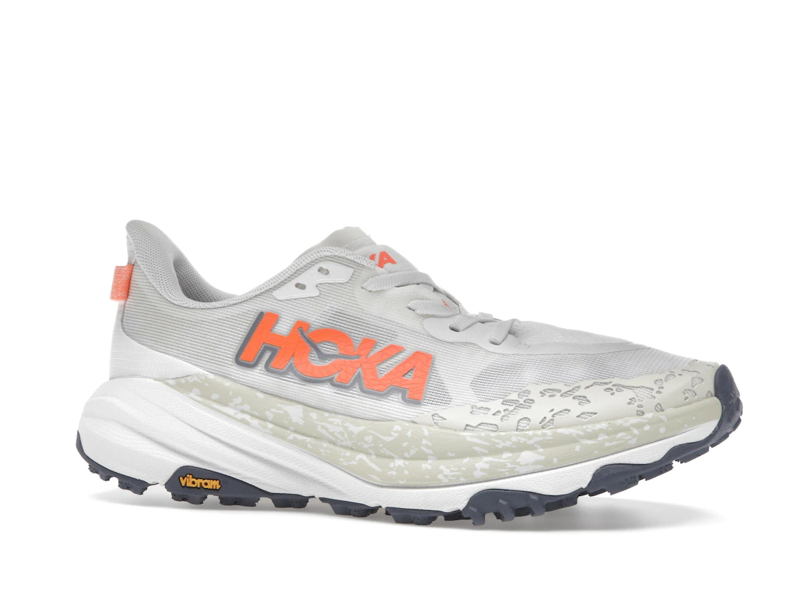 Hoka One One Speedgoat 6 White Neon Tangerine (Women's)