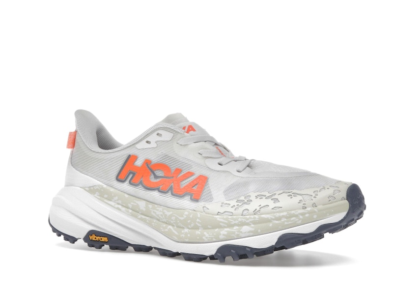 Hoka One One Speedgoat 6 White Neon Tangerine (Women's)