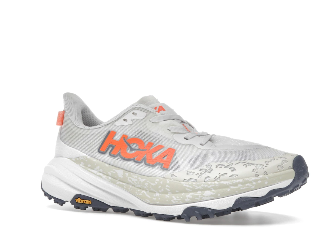 Hoka One One Speedgoat 6 White Neon Tangerine (Women's)