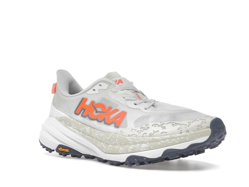 Hoka One One Speedgoat 6 White Neon Tangerine (Women's)