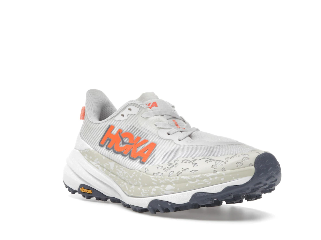 Hoka One One Speedgoat 6 White Neon Tangerine (Women's)
