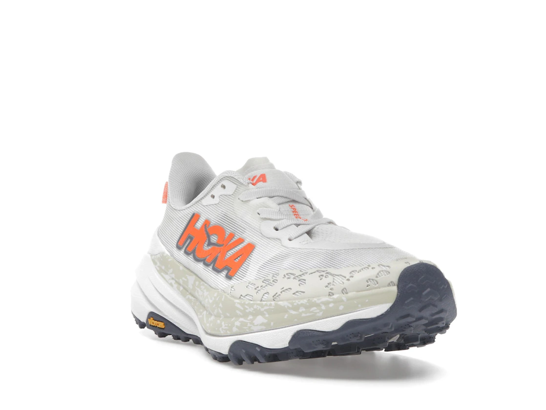 Hoka One One Speedgoat 6 White Neon Tangerine (Women's)