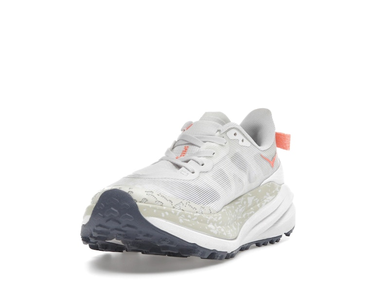 Hoka One One Speedgoat 6 White Neon Tangerine (Women's)
