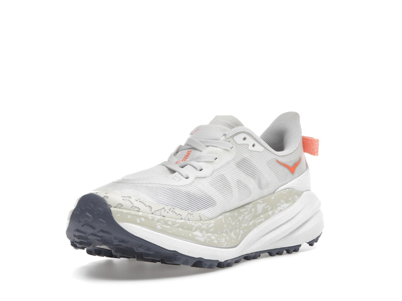 Hoka One One Speedgoat 6 White Neon Tangerine (Women's)