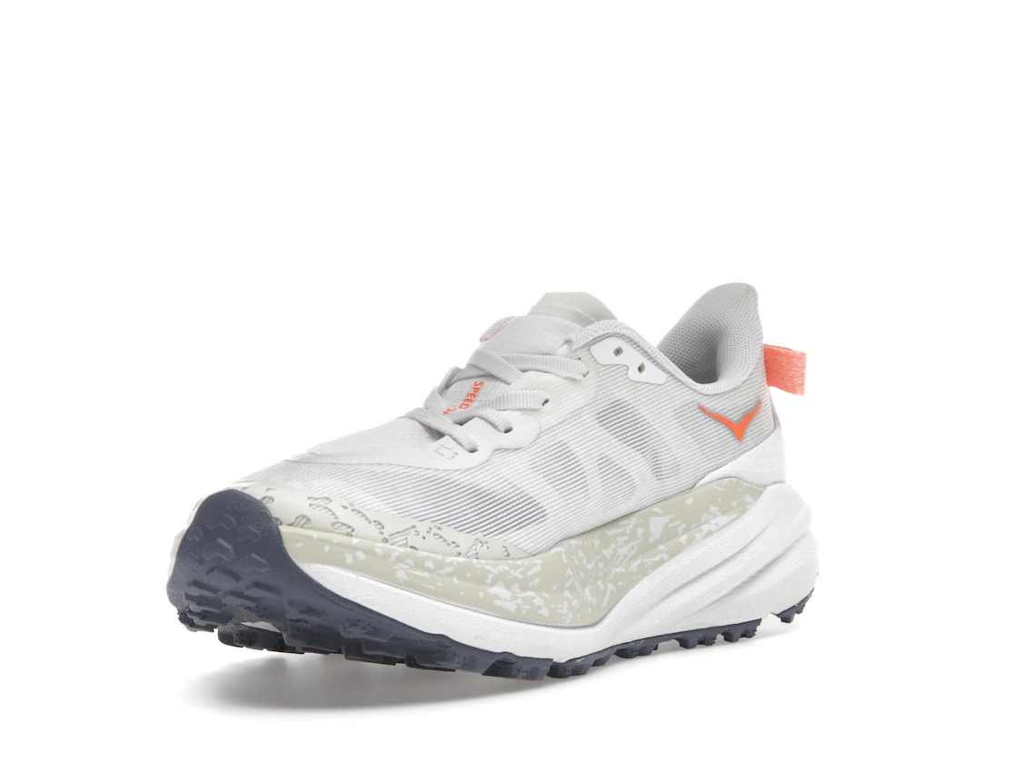 Hoka One One Speedgoat 6 White Neon Tangerine (Women's)