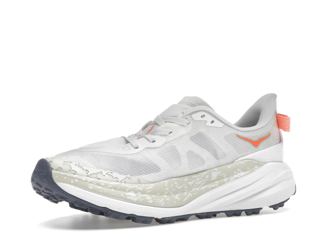 Hoka One One Speedgoat 6 White Neon Tangerine (Women's)