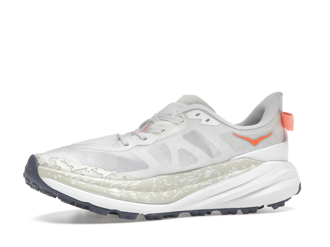 Hoka One One Speedgoat 6 White Neon Tangerine (Women's)