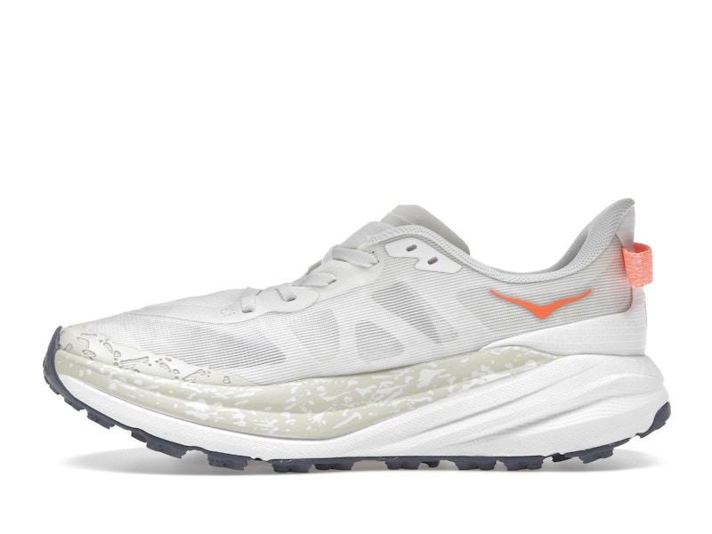 Hoka One One Speedgoat 6 White Neon Tangerine (Women's)