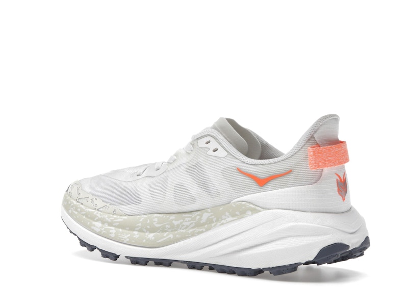 Hoka One One Speedgoat 6 White Neon Tangerine (Women's)