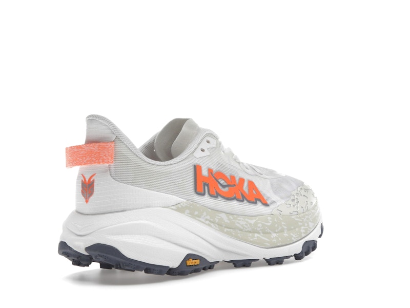 Hoka One One Speedgoat 6 White Neon Tangerine (Women's)