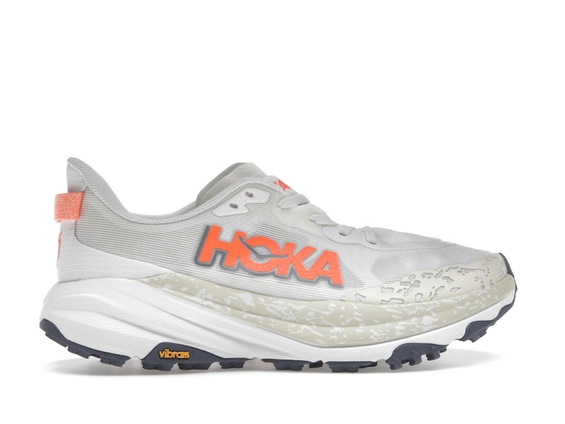 Hoka One One Speedgoat 6 White Neon Tangerine (Women's)