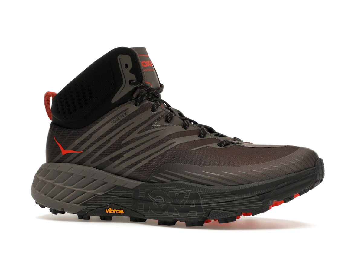 Hoka One One Speedgoat Mid Gore-Tex 2 Black Grey Red