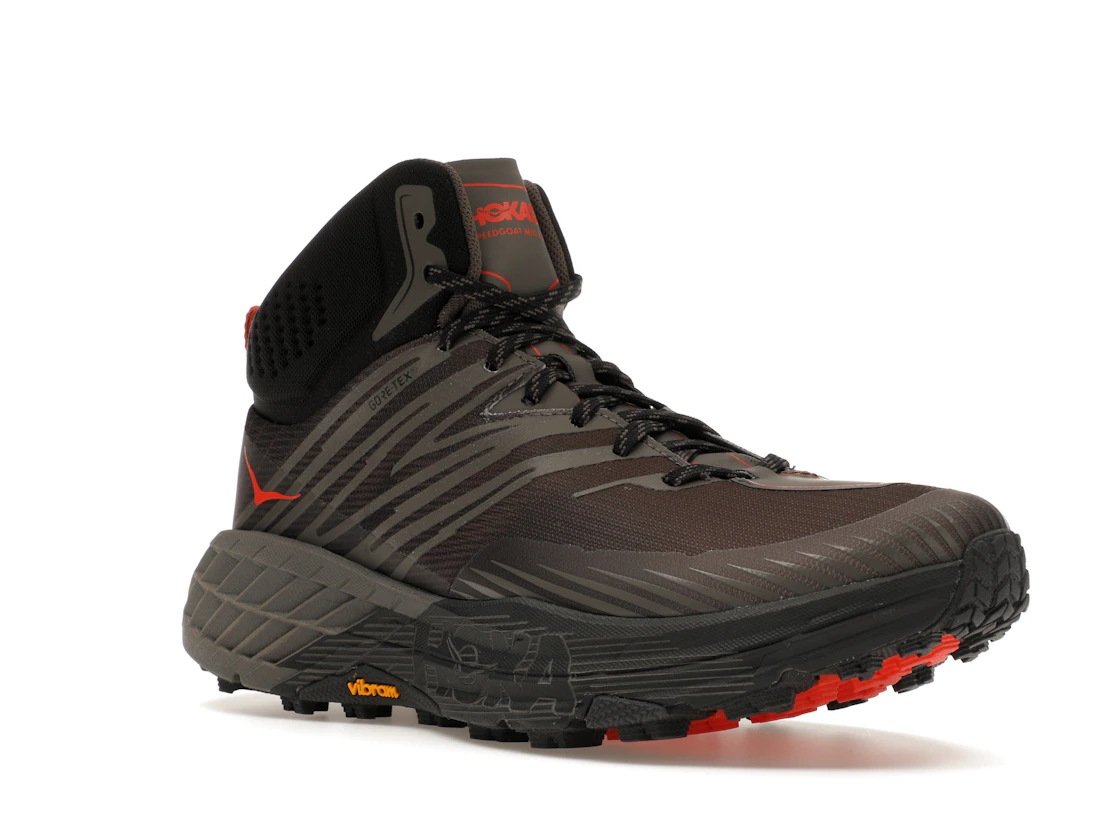 Hoka One One Speedgoat Mid Gore-Tex 2 Black Grey Red