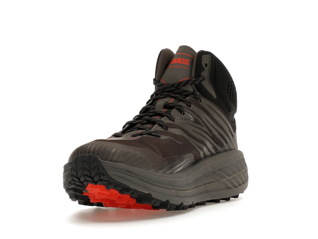 Hoka One One Speedgoat Mid Gore-Tex 2 Black Grey Red